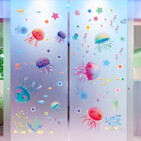 Lovely Jellyfish Wall Decals.