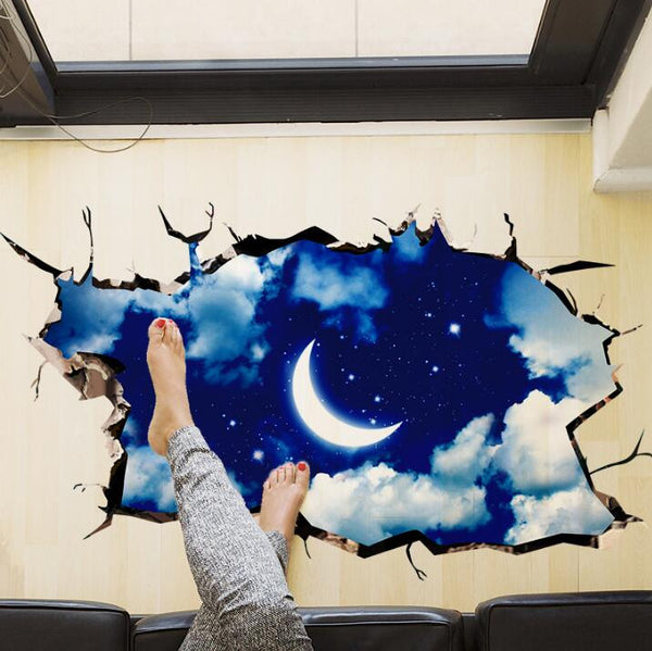 New 3D Night Sky Wall Decal