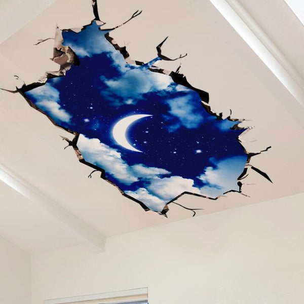 New 3D Night Sky Wall Decal