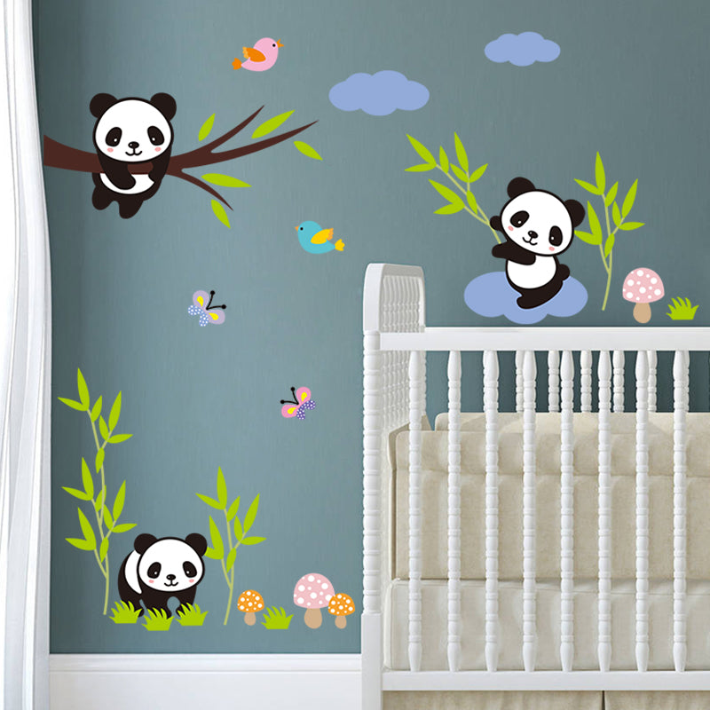 Naughty Pandas DIY Wall Mural