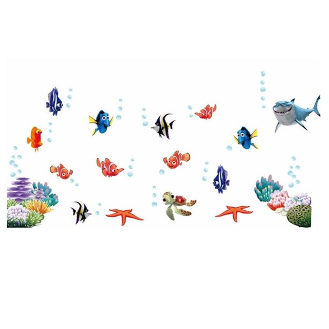 Amazing Animated Fish Wall Decals