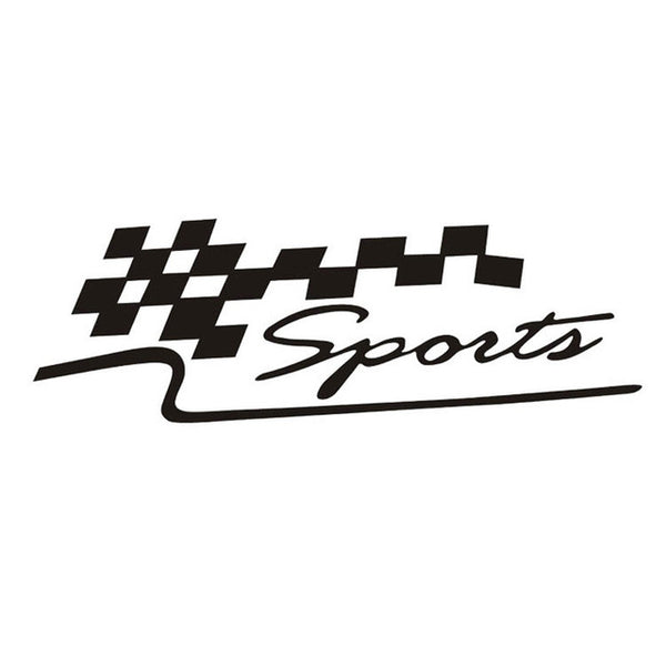 Reflective Race Flag Car Decals - SPECIAL EDITION